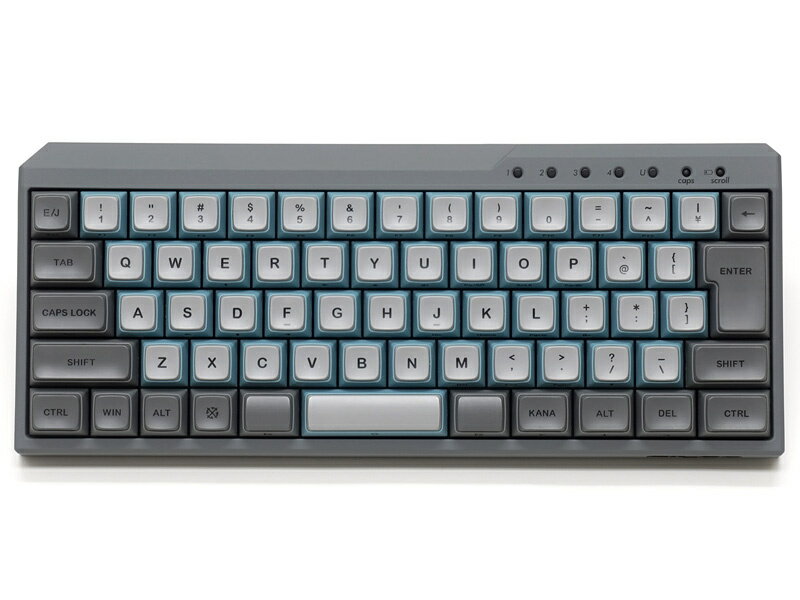 【送料無料】ダイヤテック FFBTR66MRL/NSG Majestouch MINILA-R Convertible 赤軸 日本語配列 スカイグレー【在庫目安:お取り寄せ】