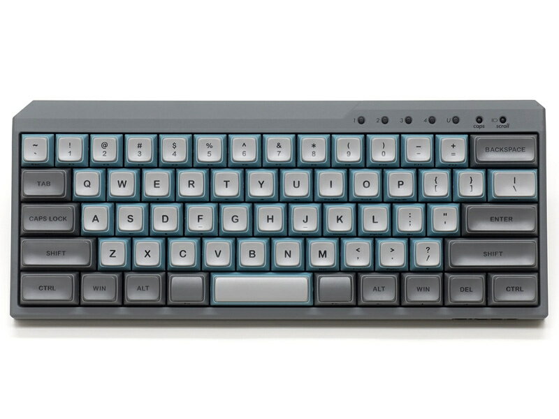 【送料無料】ダイヤテック FFBTR63MC/ESG Majestouch MINILA-R Convertible 青軸 英語配列 スカイグレー【在庫目安:お取り寄せ】