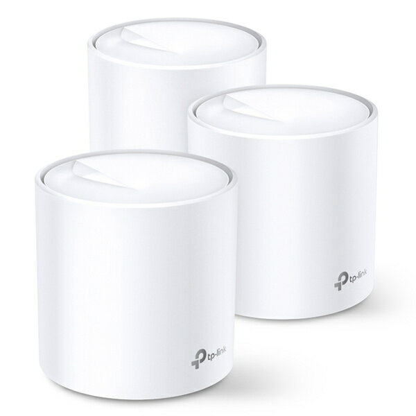 【送料無料】TP-LINK Deco X20(3-Pack)(JP) AX1800 メッシュWi-Fiシステム(3台セット)【在庫目安:僅少】