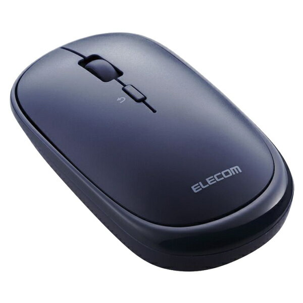 【送料無料】ELECOM M-TM10BBBU BlueLEDマウス/ 薄型/ Bluetooth対応/ 4ボタン/ ポーチ付/ ブルー【在庫目安:お取り寄せ】