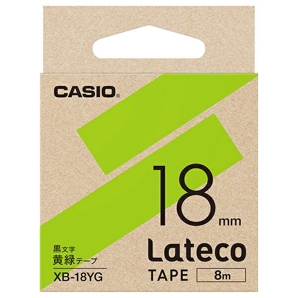 CASIO XB-18YG Latecope[v 18mm / y݌ɖڈ:񂹁z| e[v x xC^[ e[v J[gbW e[vC^[