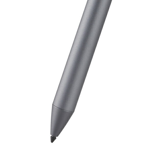 【送料無料】ELECOM P-TPACSTAP01GY タッチペン/ スタイラス/ リチウム充電式/ iPad専用/ パームリジェクション対応/ ペン先交換可能/ ペン先付属なし/ グレー【在庫目安:お取り寄せ】