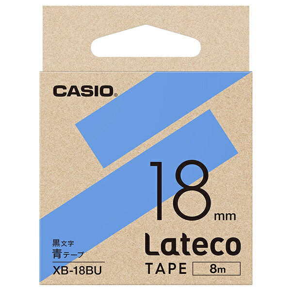 CASIO XB-18BU Latecope[v 18mm / y݌ɖڈ:񂹁z| e[v x xC^[ e[v J[gbW e[vC^[