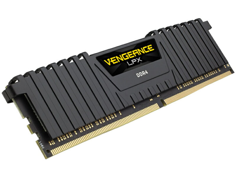 【送料無料】コルセア(メモリ) CMK8GX4M2A2400C16 VENGEANCE LPX 8GB(2x4GB) DDR4 2400Mhz CL16 288pin Long DIMM【在庫目安:お取り寄せ】