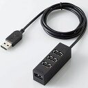 USB2.0ハブ/機能主義/バスパワー/4ポート/100cm/ブラック ■ケーブル長が100cmと長く、デスクトップパソコンでの使用でもどこでも設置でき、快適に使用できる4ポートUSBハブです。 ■インターフェイス:USB2.0(USB1.1インターフェイス接続時は、USB1.1互換で動作) ■コネクタ形状:パソコン側(アップストリームポート):USB A(オス)、USB機器側(ダウンストリームポート):USB A(メス)×4 ■対応機種:Windows 11/10/8.1/7(SP1)、macOS Ventura 13/macOS Monterey 12/macOS Big Sur 11/macOS High Sierra 10.13 ※各OSの最新バージョンへのアップデートや、サービスパックのインストールが必要になる場合があります。 ■最大転送速度:USB2.0ハイスピード/480Mbps(理論値)、USB1.1フルスピード12Mbps(理論値) ■アップストリーム(パソコン側)ポート数:1ポート ■ダウンストリーム(周辺機器側)ポート数:4ポート ■USBケーブル長:100cm(コネクターを除く) ■電源方式:バスパワー ■供給可能電流:4ポート合計400mA(1ポート当たり100mA未満) ■カラー:ブラック ■外形寸法:約幅20.0×奥行66.0×高さ20.0mm(ケーブルを除く) ■重量:約45.0g ■動作環境:温度5〜40℃、湿度30〜80%(結露なきこと) ■保証期間:6カ月間 詳細スペック タイプバスパワー USB規格USB2.0(USB1.1インターフェイス接続時は、USB1.1互換で動作) ダウンストリームポート数4 アップストリームポート数1 最大通信速度480Mbps 電源バスパワー 対応OSWindows11/10/8.1/7(SP1)、macOSVentura13/macOSMonterey12/macOSBigSur11/macOSHighSierra10.13※各OSの最新バージョンへのアップデートや、サービスパックのインストールが必要になる場合があります。 本体カラーブラック 本体重量45g 本体サイズ(H)20mm 本体サイズ(W)20mm 本体サイズ(D)66mm 電気用品安全法(本体)非対象 電気用品安全法(付属品等)付属品等無し 電気用品安全法(備考)外部電源不要のため