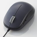 ELECOM M-Y9UBBK BlueLEDマウス/ EPRIM/ 有線/ 5ボタン/ ブラック【在庫目安:お取り寄せ】