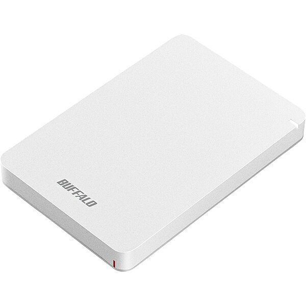 【送料無料】バッファロー HD-PGF1.0U3-WHA USB3.1（Gen.1）対応 耐衝撃ポータブルHDD 1TB ホワイト【在庫目安:お取り寄せ】| パソコン周辺機器