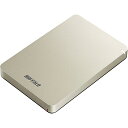 【送料無料】バッファロー HD-PGF1.0U3-GLA USB3.1(Gen.1)対応 耐衝撃ポータブルHDD 1TB ゴールド【在庫目安:お取り寄せ】| パソコン周辺機器