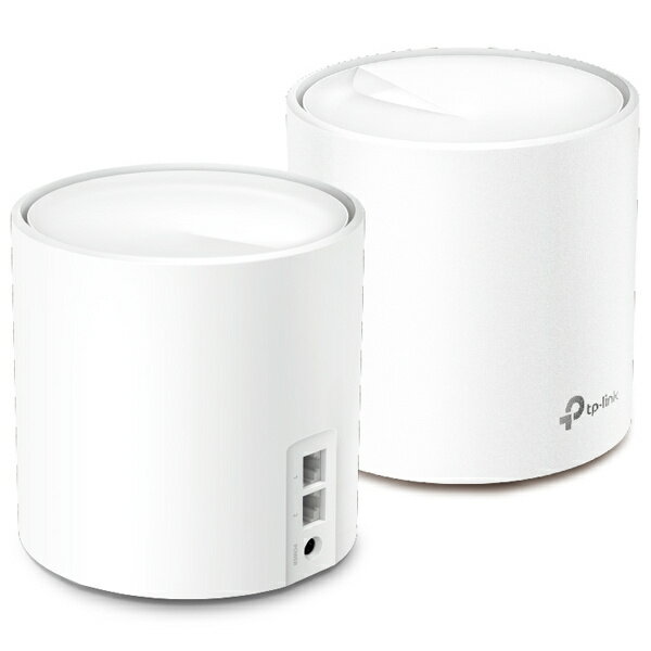 【送料無料】TP-LINK Deco X60(2-Pack)(JP) AX3000 メッシュWi-Fiシステム（2台セット）【在庫目安:お取り寄せ】