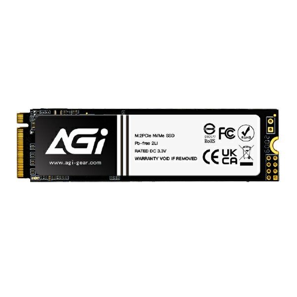 AGI AGI1T0GIMAI298 AI298 1TB Gen3 x4 NVMe M.2 SSD ; 2400MB/ s /1800MB/ s ; 600TB ; QLC