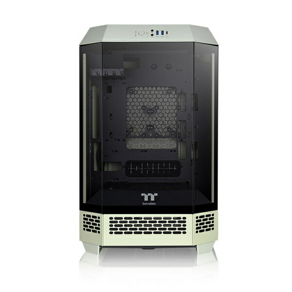 【送料無料】Thermaltake CA-1Y4-00SEWN-00 Micro-ATX PCケース The Tower 300 Matcha Green【在庫目安..