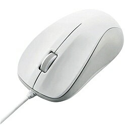 【在庫目安:あり】ELECOM M-S2ULWH/RS EU RoHS指令準拠 USB レーザーマウス スタンダードサイズ/ 簡易パッケージ仕様(ホワイト)