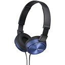 【送料無料】SONY(VAIO) MDR-ZX310/L ステレオヘッドホン ブルー【在庫目安:お取り寄せ】| AV機器