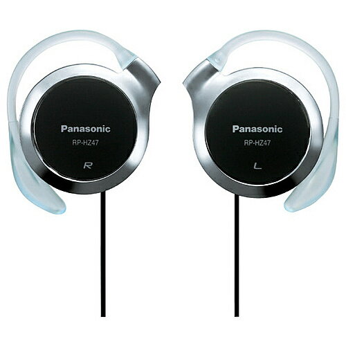 Panasonic RP-HZ47-K クリップ式ステレオヘッドホン （ブラック）【在庫目安:お取り寄せ】