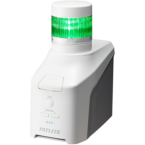 【送料無料】パトライト NHV6-1D-G 音声対応ネットワーク制御信号灯 直径60mm/ 1段/ 緑/ デジタルIO搭載モデル/ ACアダプタ付属【在庫目安:お取り寄せ】| パソコン周辺機器