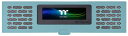 【送料無料】Thermaltake AC-067-OOCNAN-A1 LCD Panel Kit Turquoise for The Tower 200【在庫目安:お取り寄せ】