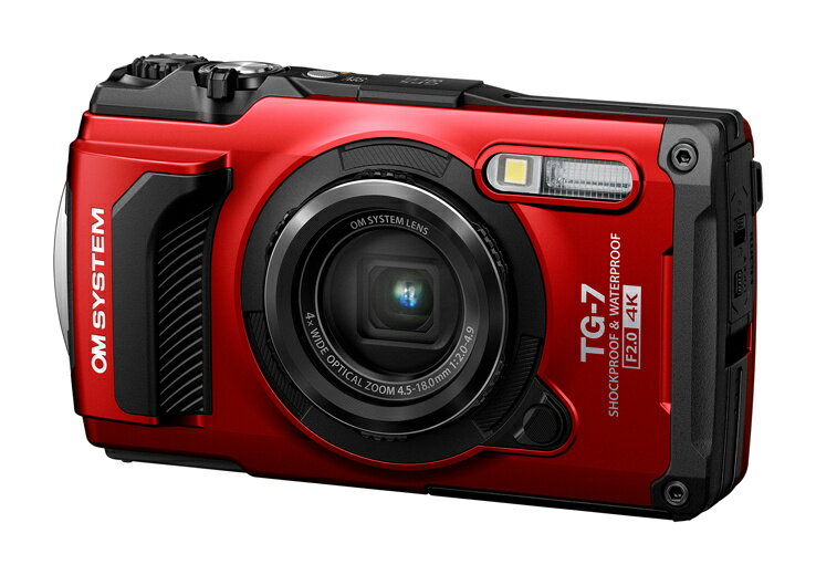 楽天デジタル百貨店PodPark楽天市場店【送料無料】OLYMPUS TG-7 RED デジタルカメラ Tough TG-7 （レッド）【在庫目安:お取り寄せ】