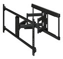 【送料無料】GREEN HOUSE GH-WMDB-BK ダブルアームタイプ TV壁掛け金具 4090インチ用 ブラック【在庫目安:お取り寄せ】