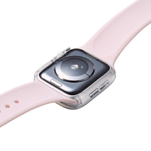 【送料無料】ELECOM AW-20SFCGOCR Apple Watch 40mm用フルカバーケース/ プレミアムガラス/ ゴリラ/ 高透明/ クリア【在庫目安:お取り寄せ】