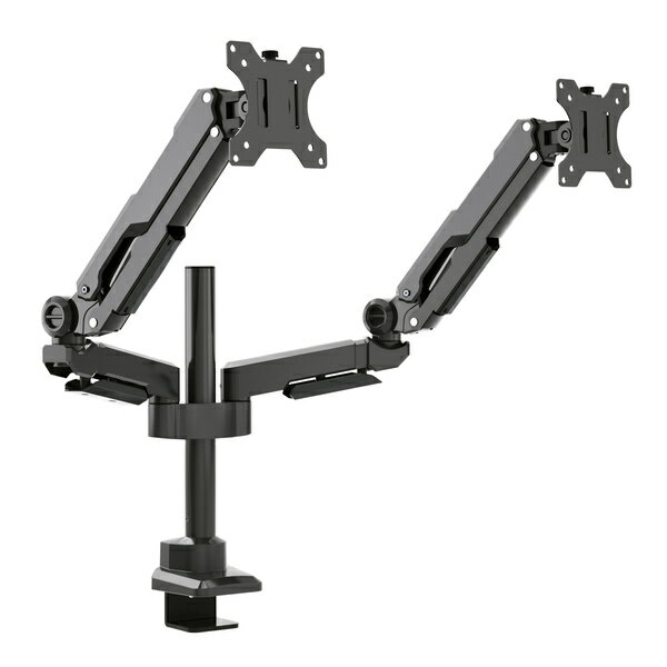 【送料無料】アーキス AS-MABG03D Monitor Arm Basic ガススプリング式 デュアル液晶モニターアーム 2面対応 ブラック BG03D【在庫目安:お取り寄せ】| オフィス オフィス家具