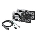 【送料無料】サンワサプライ CP-FANS38-2A 放熱ファン高速タイプ t=38mm 2個セット【在庫目安:お取り寄せ】| オフィス オフィス家具 サーバーラック用ファン ファンユニット ファン サーバーラック サーバー ラック 放熱 熱対策
