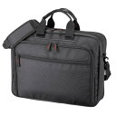 【送料無料】サンワサプライ BAG-W4BK マチ拡張PCバッグ(15.6インチワイド・ブラック)【在庫目安:お取り寄せ】(2)