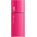 シリコンパワー SP016GBUF3B05V1H USB3.0フラッシュメモリ Blaze B05 Series 16GB ピンク スライド式 5年保証【在庫目安:お取り寄せ】| パソコン周辺機器(2)