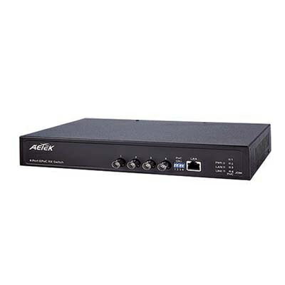 【送料無料】ジョブル XC10-041-250 PoE Plus対応IP長距離同軸伝送スイッチ(4ポート受信器)【在庫目安:お取り寄せ】