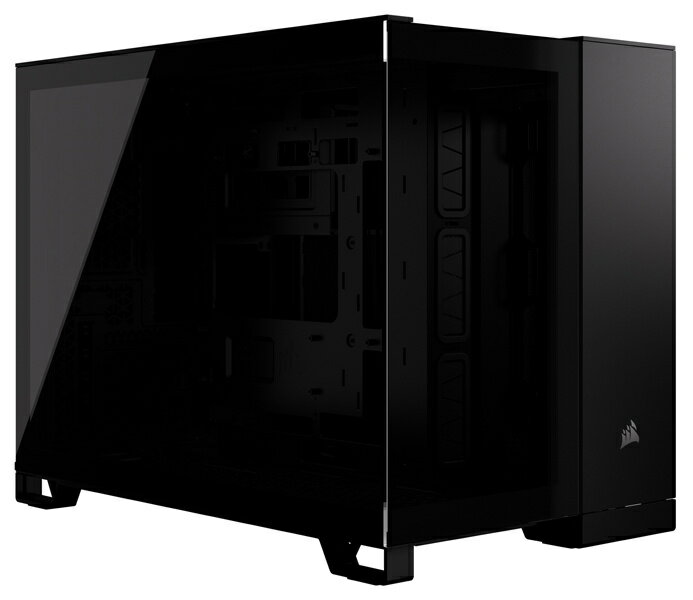 【送料無料】コルセア(メモリ) CC-9011265-WW ミドルタワー型PCケース 2500X Tempered Glass mATX Mid-Tower Black【在庫目安:お取り寄せ】