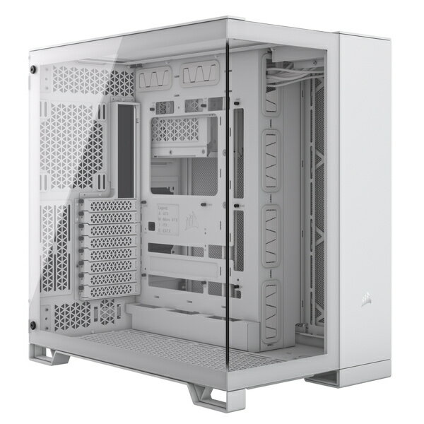 【送料無料】コルセア(メモリ) CC-9011258-WW ミドルタワー型PCケース 6500X Tempered Glass Mid-Tower White【在庫目安:お取り寄せ】