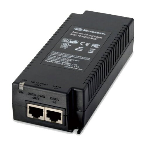 【送料無料】MicrosemiCorporation PD-9501GC-SP/AC-JP PoEインジェクタ 1ポート 60W UPoE 落雷対策付（ACケーブル付）【在庫目安:お取り寄せ】