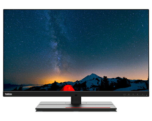 【送料無料】レノボ・ジャパン 62CBRAR6JP ThinkVision P27u-20 （27型/ 3840×2160/ DisplayPort×1、HDMI×2、Thunderbolt×1/ 黒/ ステレオスピーカー(内蔵)(3W x 2)）【在庫目安:僅少】