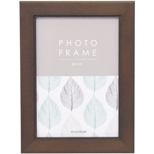 浅沼商会 408311 FUJICOLOR 木製フォトスタンド 4212L Lサイズ ブラウン【在庫目安:お取り寄せ】