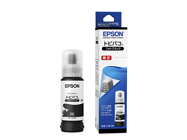 【在庫目安:あり】EPSON TOB-PB インクジェットプリンター用 インクボトル/ トビバコ（フォトブラック..