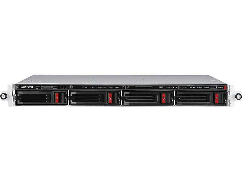 【送料無料】バッファロー TS6400RN0804 TeraStation TS6400RNシリーズ 4ベイ ラックマウントNAS 8TB【在庫目安:僅少】| パソコン周辺機器 ラックマウント ラック マウント NAS