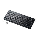 【送料無料】サンワサプライ SKB-WL32BK ワイヤレススリムキーボード(ブラック)【在庫目安:お取り寄せ】