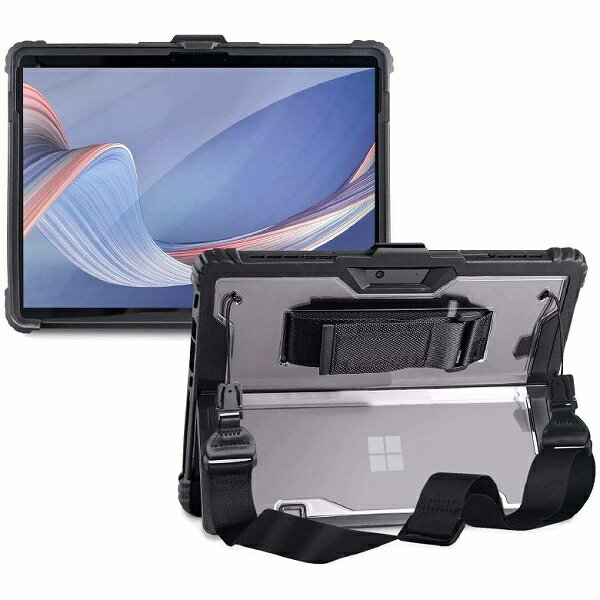 【送料無料】エムディーエス MDS-TSCSFP9BLTBK2 Microsoft Surface Pro 9対応 耐衝撃ケース（タイプカバー対応タイプ） ブラック【在庫目安:お取り寄せ】
