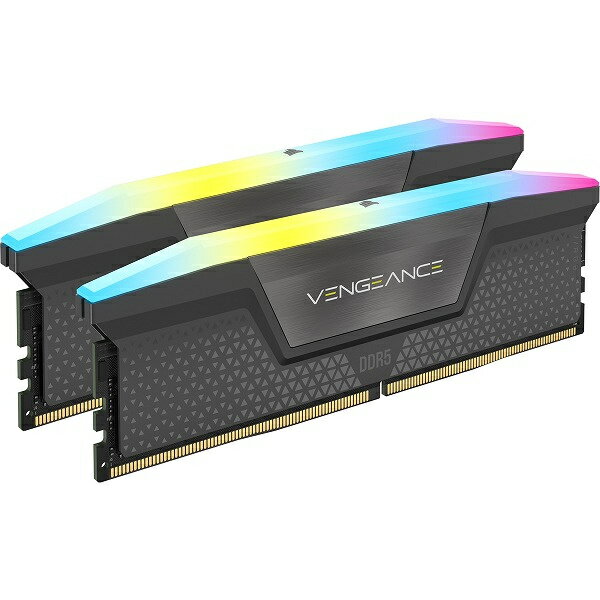 【送料無料】コルセア(メモリ) CMH64GX5M2B5200Z40K DDR5 5200MHz 32GBx2 UDIMM 40-40-40-77 AMD EXPO VENGEANCE RGB DDR5 Black PCB 1.25V【在庫目安:お取り寄せ】