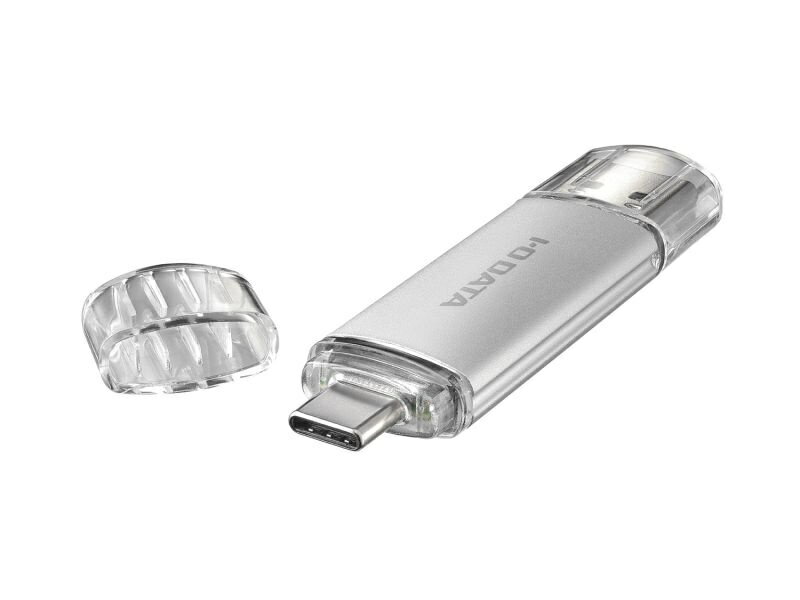 IODATA U3C-STD16G/S USB-A＆USB-C搭載USBメモリー（USB3.2 Gen1） 16GB シルバー【在庫目安:僅少】| パソコン周辺機器 USBメモリー USBフラッシュメモリー USBメモリ USBフラッシュメモリ USB メモリ