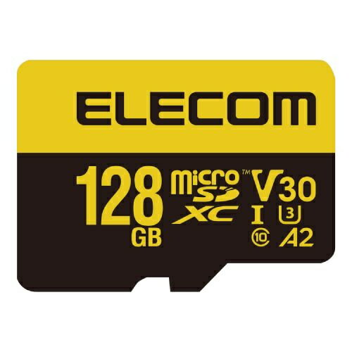【送料無料】ELECOM MF-HMS128GU13V3 MicroSDXCカード/ 高耐久/ ビデオスピードクラスV30対応/ UHS-I U3 90MB/ s 128GB【在庫目安:お取り寄せ】