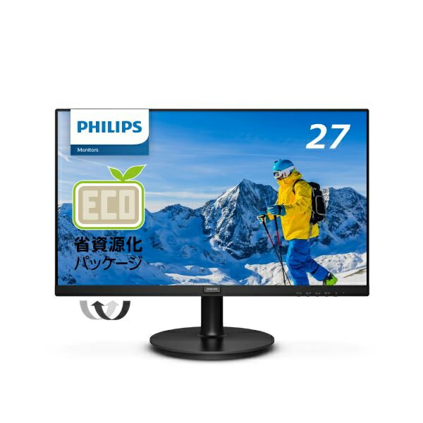 【在庫目安:あり】【送料無料】PHILIPS 271S9A/11 液晶ディスプレイ 27型/ 1920×1080/ HDMI、D-Sub/ ブラック/ スピーカー:あり/ 5年間フル保証/ 省資源化パッケージ