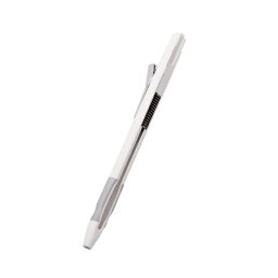 ELECOM TB-APE2KCWH Apple Pencil 第2世代用ハードケース/ ノック式/ ラバーグリップ/ クリップ付き/ ホワイト【在庫目安:お取り寄せ】