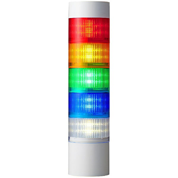 【送料無料】パトライト LR10-5M2WJBW-RYGBC 積層信号灯 シグナルタワー Φ100 LR10シリーズ【在庫目安:お取り寄せ】| パソコン周辺機器