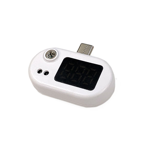 スマートフォン温度計 ポータブルミニ非接触温度計 非接触体温計 Type-C
