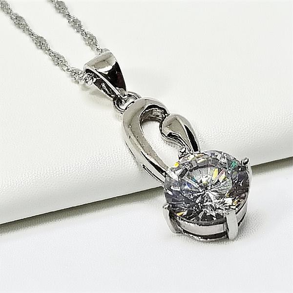 乐天商城 - シルバー925 ネックレス ペンダント シルバー ジュエリー レディース シルバー925 チェーン付【送料無料】