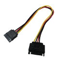 商品番号 C0028 適合機器 SATA 電源、SATA HDD/SSD 接続規格 PC側：SATA用電源 15pin オス 機器側：SATA用電源 メス 長さ 約 19 cm 配送方法 定形外郵便 (土日祝配送不可)追跡：無／日時指定：不可 注意事項 ※入荷時期によりデザインが若干異なる場合がございます。 ※箱無し・簡易梱包で発送。 ※初期不良 (動作不良) を除いて返品は受け付けていません。 ※免責事項については会社概要をご参照ください。 ※お電話でのお問い合わせは承っておりません。SATA用電源延長ケーブル 15pin ・SATA 電源と SSD・HDD を接続する電源ケーブル ・片側 15ピン メス、片側 15ピン オス ・長さ約 19 cm のショートケーブル ・送料無料 (定形外郵便/ポスト投函)