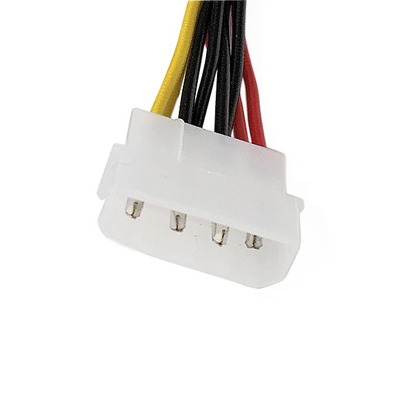パソコンの神様のペリフェラル to SATA x2 電源コネクタ変換ケーブル｜アングル2