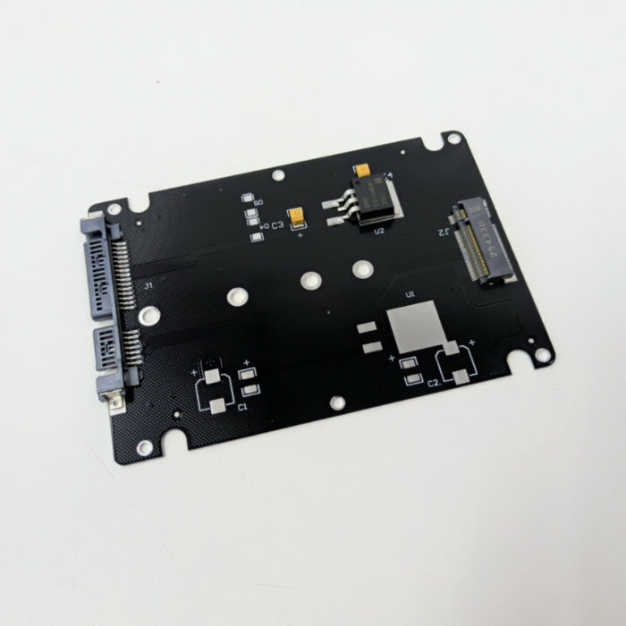 M.2 SATA SSD を 2.5インチ SATA SSD に変換 【送料無料】 M.2 to 2 ...