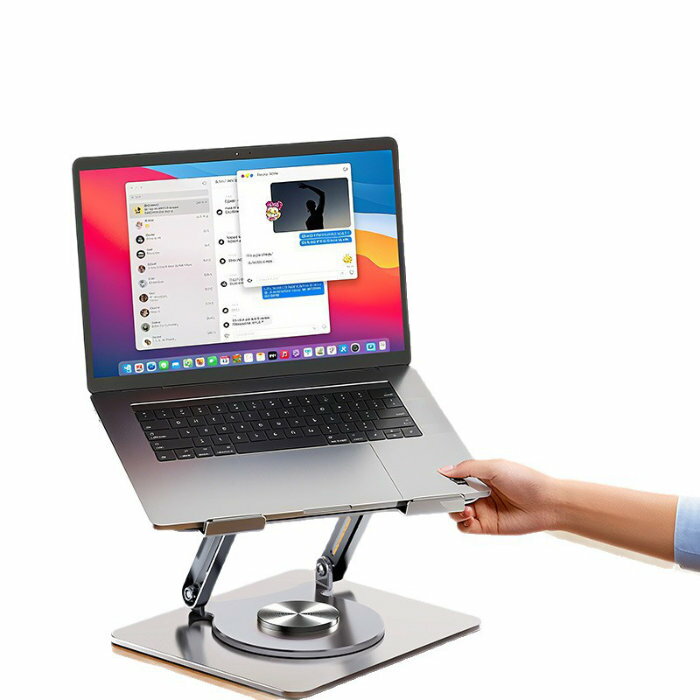 乐天商城 - ノートPCスタンド タブレットスタンド パソコン台 パソコンスタンド 折りたたみ 角度調整 軽量 ダークグレー