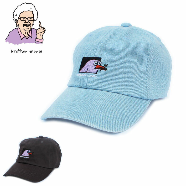 Rakuten - BROTHER MERLE ( ブラザーマール ) ブラザーマール キャップ Bird emb DAD CAP ローキャップ 帽子 ハット 刺繍 メンズ レディース ユニセックス フリーサイズ 通勤 通学 ファッション ユニセックス レディース メンズ